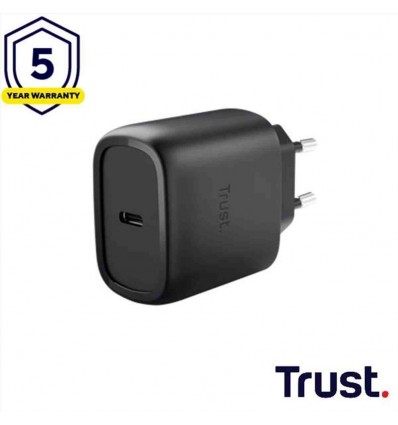 MAXO ALIMENTATORE 45W USB-C GAN - PLASTICA RICICLATA 50% - NERO