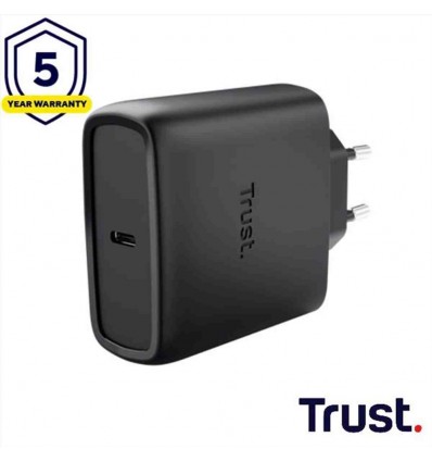 MAXO ALIMENTATORE 65W USB-C GAN - PLASTICA RICICLATA 50% - NERO