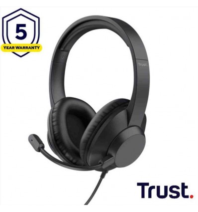 AYDA MAX CUFFIE CON MICROFONO JACK 3,5- PLASTICA RICICLATA 85% - NERO