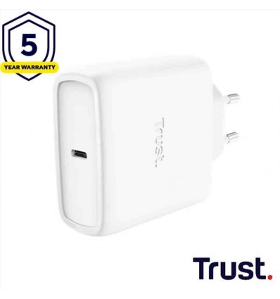MAXO ALIMENTATORE 65W USB-C GAN - PLASTICA RICICLATA 50% - BIANCO