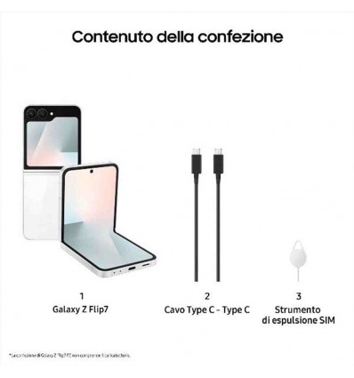 GALAXY Z FLIP7 FE 8+128GB WHITE