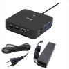 DOCK USB-C TRIPLO MONITOR 1xDP, 2x DUAL HDMI. PD 100W con alimentatore