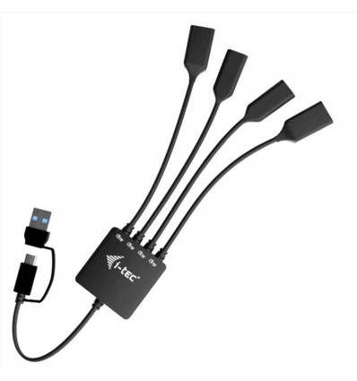 HUB USB-C/USB-A CAVO Flessibile 4 porte (2x USB-C, 2x USB-A)