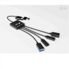 HUB USB-C/USB-A CAVO Flessibile 4 porte (2x USB-C, 2x USB-A)