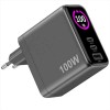 TCSCREEN2C1A100 - 100W GaN Wall Charger with integrated Screen