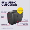 ALIMENTATORE 45W USB-C PER SMASUNG - PLASTICA RICICLATA 50% - TRUST MAXO F/SAMSUNG NERO