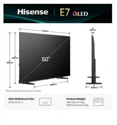 50 E79Q QLED 4K UHD SMART VIDAA