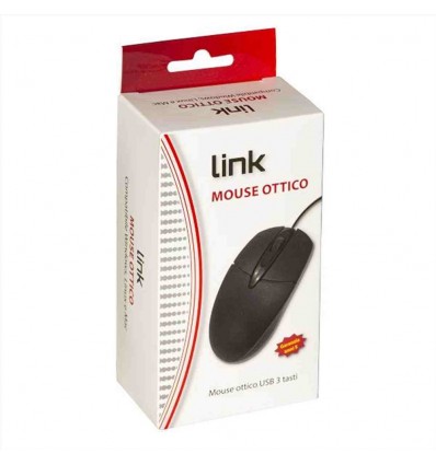 MOUSE OTTICO USB 3 TASTI NERO