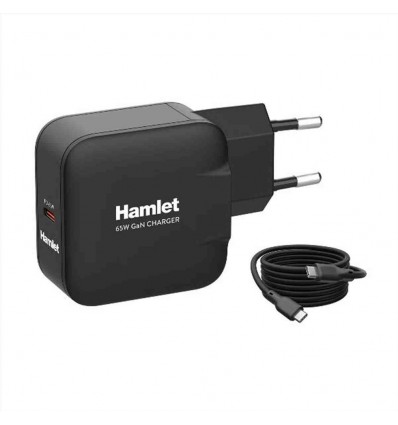 XPDG-65WC20 Alimentatore da parete USB-C Power Delivery 65 Watt con Cavo 2 metri - Tecnologia GaN