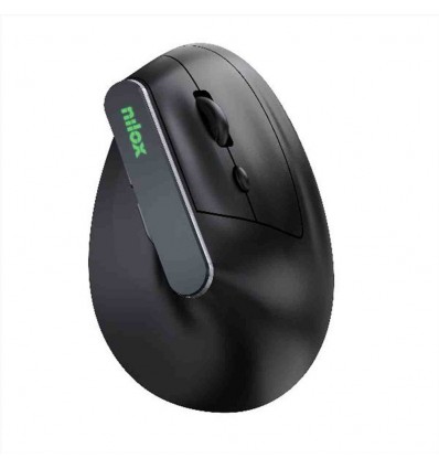 NILOX TECH - Mouse Wireless Verticale Dual ricaricabile 1600DPI