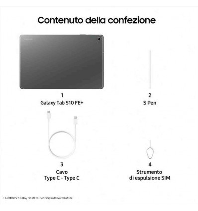 GALAXY TAB S10 FE+ 5G 8+128GB GRAY