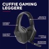 CUFFIE GAMING CABLATE JACK 3,5MM PER CONSOLE, DRIVER 50MM - TRUST GXT417 ZIROX - NERO
