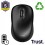 MOUSE WIRELESS SILENZIOSO - PLASTICA RICICLATA 82% - DURATA BATTERIA 12 MESI - TRUST YVI+ - NERO GLOSS