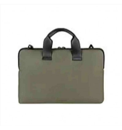 GOMMO BORSA SUPERSLIM 15.6" VERDE MIL