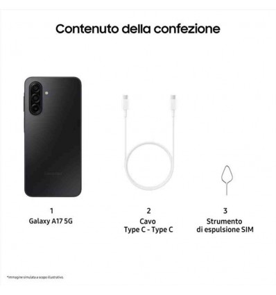GALAXY A17 5G 4+128GB BLACK