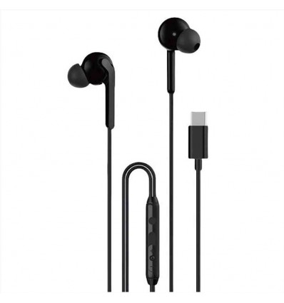 EARPHONE USB-C BULK BLACK