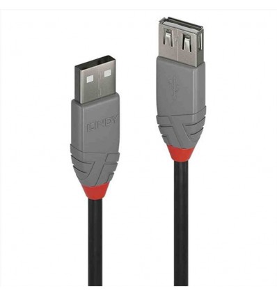 PROLUNGA USB 2.0 TIPO A NERO, 3M