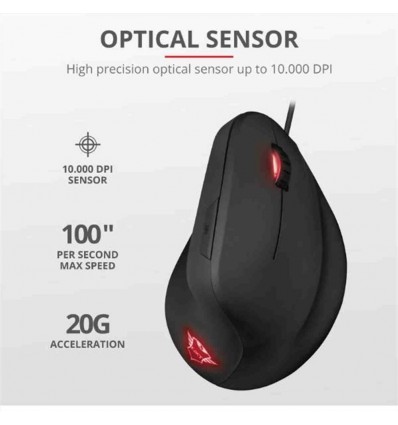 22991 - GXT 144 Rexx Ergonomic Vertical Gaming Mouse