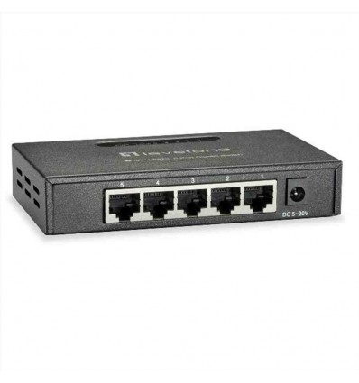 LEVELONE GEU-0523 - SWITCH 5-PORTE GIGABIT Metallo