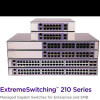210-SERIES 48 PORT 10 100 1000BASE-T POE+ 4 1GBE UNPOPULATED SFP PORTS 1 FIXED AC PSU L2 SWITCHING WITH STATIC ROUTES 1 COUN