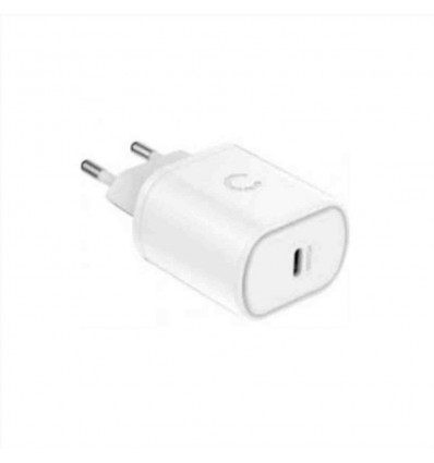 Caricatore da Muro 20W USB-C PD con Doppia Porta - Bianco