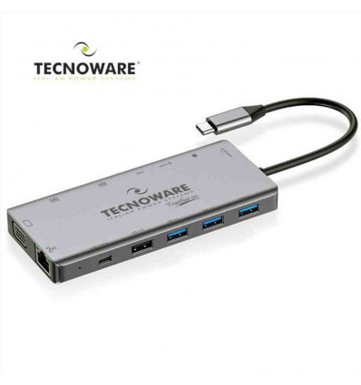 Tecnoware - HUB USB-C 13 in 1