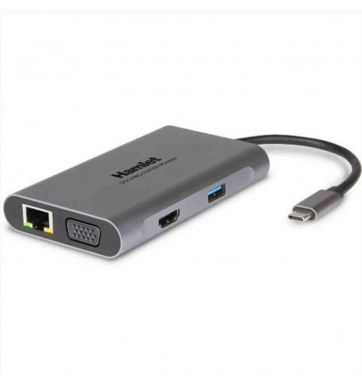 HDKC-PD400V USB-C PD 85W + 3USB+HDMI+VGA+LAN