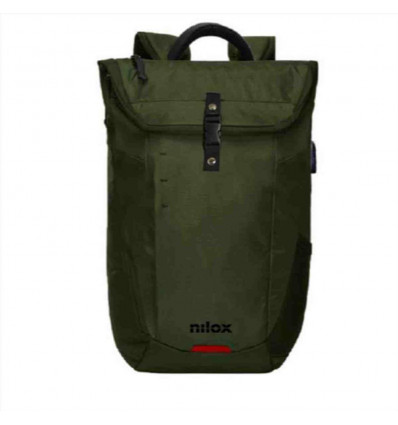 BACKPACK 15.6'' GREEN OUTDOOR (RECYCLED MATERIAL)