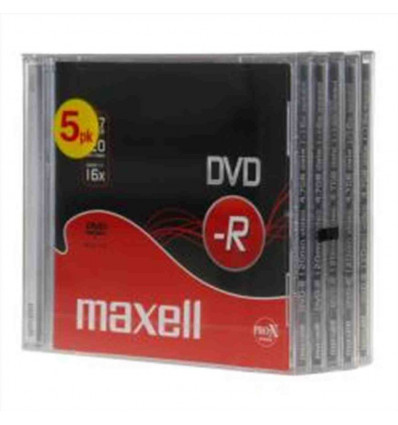 DVD-R Maxell 5 pz. Jewel case