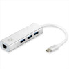 LEVELONE USB-0504 - ADATTATORE DI RETE USB-C GIGABIT+ HUB 3-PORTE USB 3.0