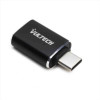 Adattatore Vultech ADP-02P USB 3.0 to Type C - Alluminio - Nero