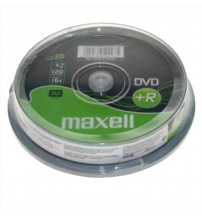Maxell Dvd+R 4.7Gb 16X Campana 10 Pz