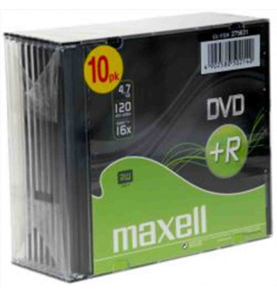 DVD+R Maxell 10 pz. SLIM case