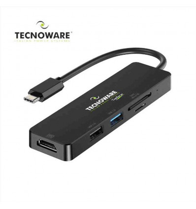 Tecnoware - HUB USB-C 5 in 1