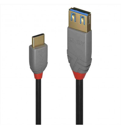 PROLUNGA USB 3.0 TIPO C TIPO A NERO, 0,15M