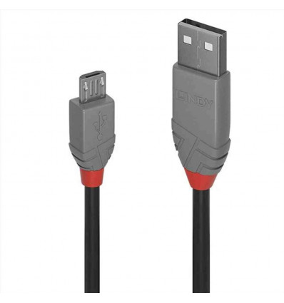CAVO USB 2.0 TIPO A micro B NERO, 0,2M