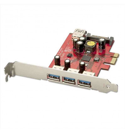 SCHEDA PCIe USB 3.0 3+1 PORTE