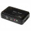 Switch KVM USB 2 porte nero con audio e cavi