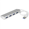 Hub USB 3.0 a 4 porte compatto