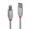 Cavo USB 2.0 Tipo A a B Anthra Line, Grigio, 2m