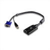 Adattatore KVM USB VGA con supporto video composito