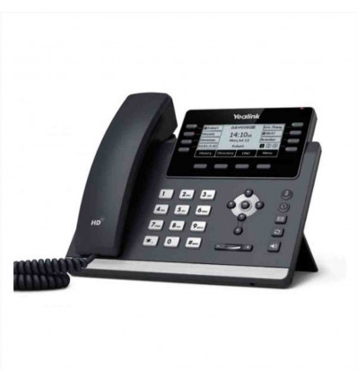 Yealink SIP-T43U, SIP Phone Bluetooth via dongle Wifi via dongle fino a 21 tasti BLF