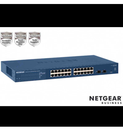 NETGEAR GS724T- 400EUS - Smart Managed 24 porte 2SFP 1G