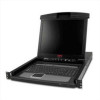 Console LCD rack 17" con commutatore KVM analogico a 8 porte integrato