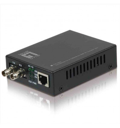 LEVELONE FVT-2002 - MEDIA CONVERTER FAST ETHERNET dA RJ45 a ST, FIBRA MULTIMODALE, 2Km