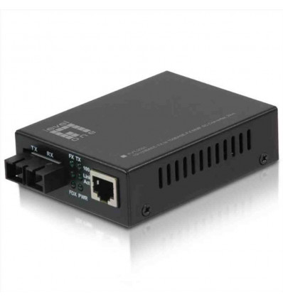 LEVELONE FVT-2001 - MEDIA CONVERTER FAST ETHERNET da RJ45 a SC, FIBRA MULTIMODALE, 2Km
