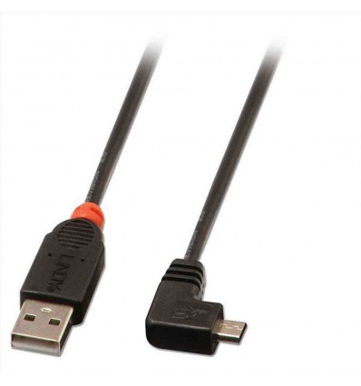 CAVO USB 2.0 USB micro-B AD ANGOLO NERO 2M