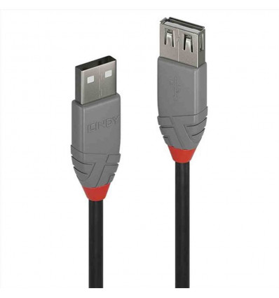 PROLUNGA USB 2.0 TIPO A NERO, 2M