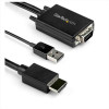 Cavo adattatore convertitore da VGA a HDMI con audio USB 3m