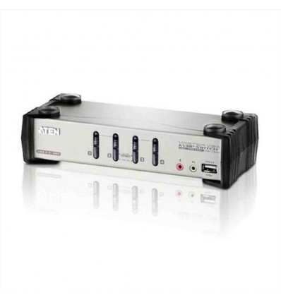 KVMP VGA audio PS 2-USB a 4 porte con OSD